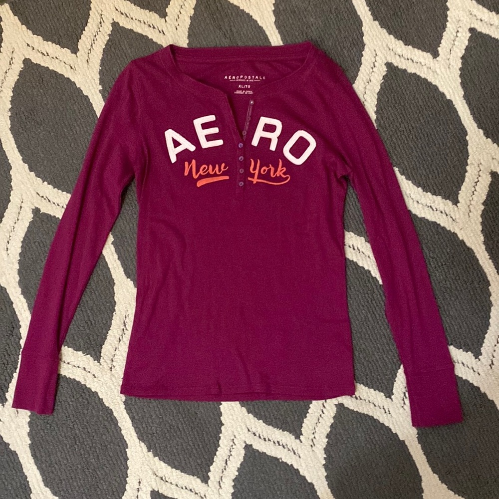 ASRO New York shirt: Purple, XL